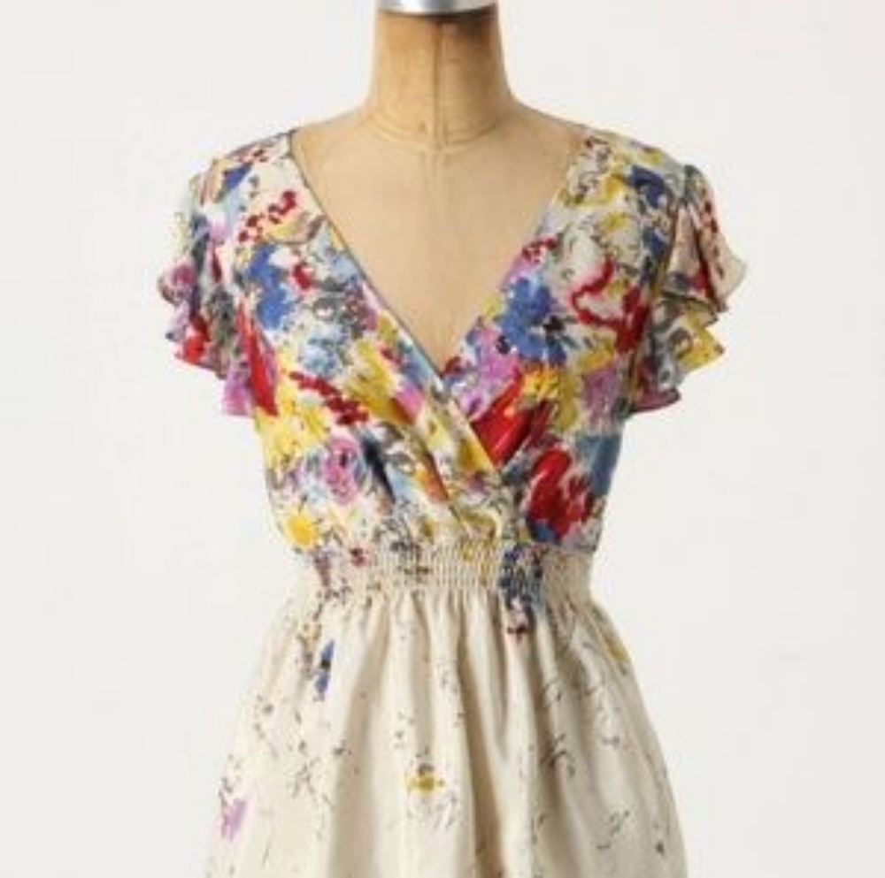 Anthropologie Edme & Esylite Heartsease Habotai